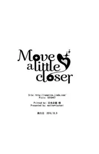 (SPARK11) [matine (iyutani)] Move a Little Closer (Magic Knight Rayearth)