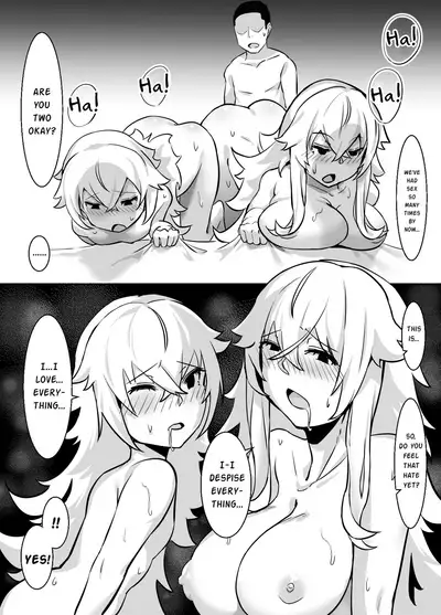 Futari no Nikusube no Tamashii ga Irekawari Anal 3P Sex Suru Hon