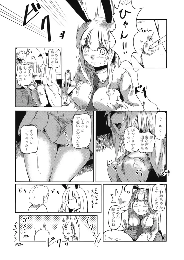 妖怪兔の治療術