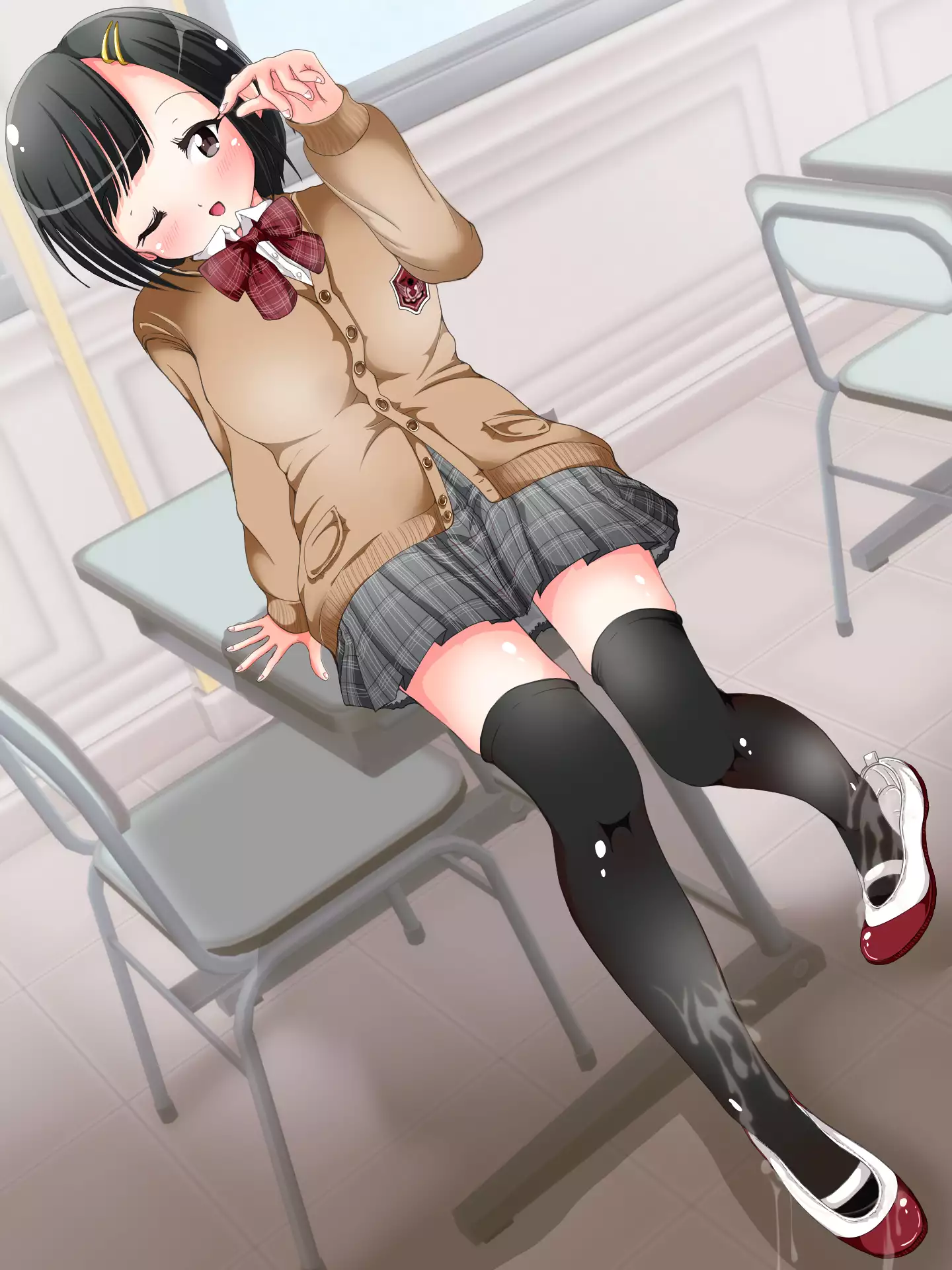 Ashi de Nando mo Choukyou Sarechau!! Aki no Seifuku Kaikan Ashikoki