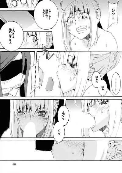 (COMIC1☆16) [F.A (Honoutsukai)] Gray-tan x Saber-san no Hajikenbo