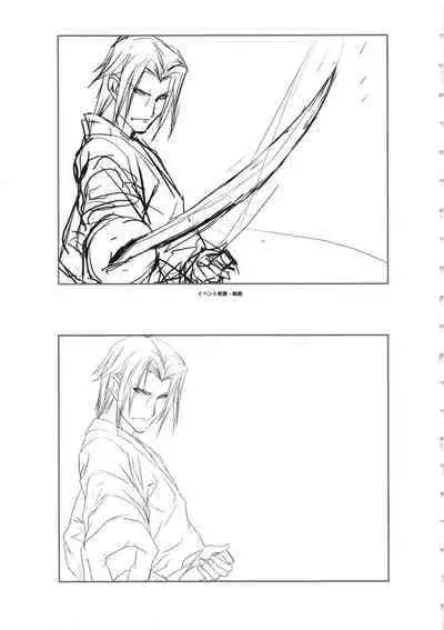 Hanachirasu - Initial Sketches and Unprocessed Illustrations - Selection