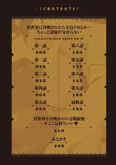 [Kaiduka] Isekai ni Shoukansaretara Zenin Do M Toka...Chotto Imi ga Wakaranai