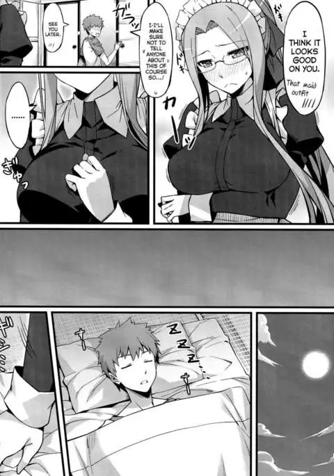 Rider-san to Maid Fuku.