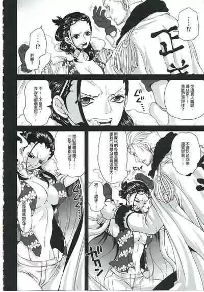 (C83) [Queen Of VANILLA (Tigusa Suzume)] Exchange (One Piece) [Chinese] [洛基醬]
