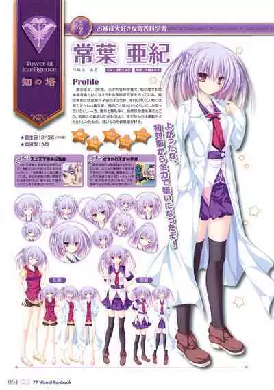 77 (Sevens) ～and, two stars meet again～ Visual Fanbook