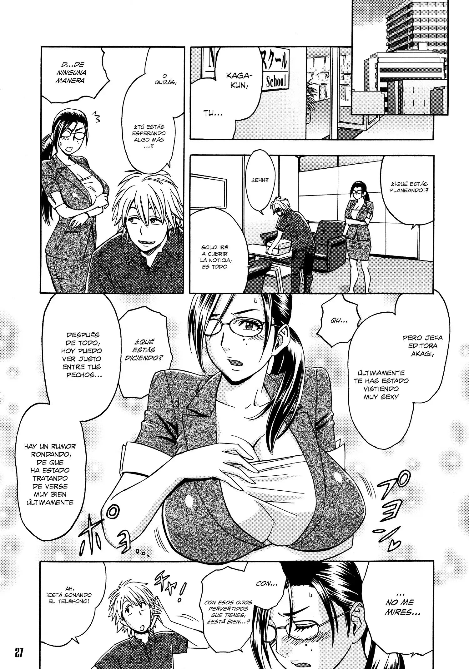 Bijin Henshuu-chou no Himitsu Hermosa Jefa Editora - Reporte Secreto