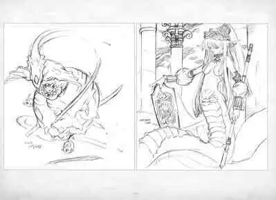 ALICESOFT ORION SCRIBBLES with CROQUIS ULTIMATE EDITION VOL.2 織音計画特別版 ラフ画集