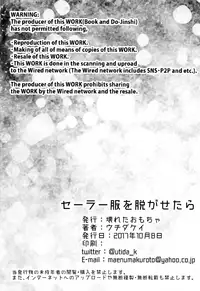 (SPARK12) [Kowareta Omocha (Utida K)] Sailor Fuku o Nugasetara