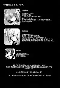 (C86) [OTOMEKIBUN (Sansyoku Amido.)] Gakkou de Seishun! 10