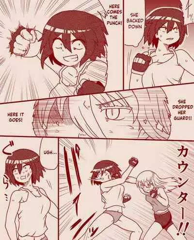 A futanari girl gets her balls hurt during body check