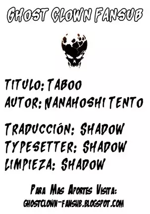 TABOO -Zenpen-