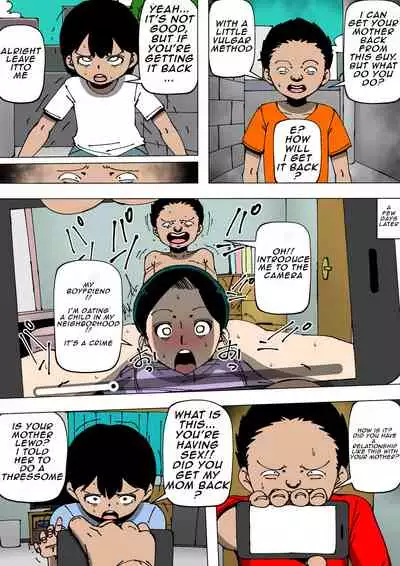 Okaa-san ga Kinjo no Yatsu to | Mom with a neighbor