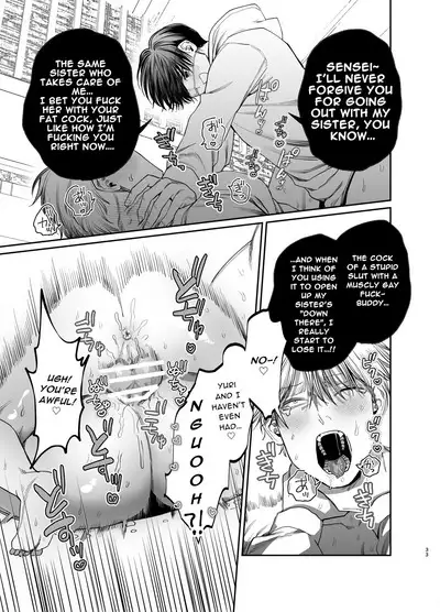 Kyokon Sugiru Oshiego ni Choukyou Sarete Ketsuman Dorei ni Narimashita | Sexually Trained By My Excessively Big Dicked Student, I Became an Anal Fuck Slave