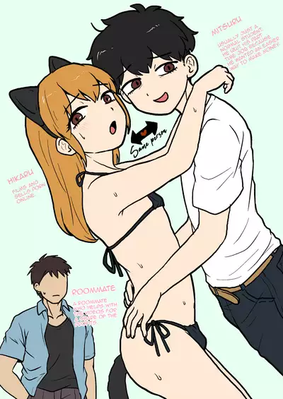 Josou Onanie ga Tomaranai Roommate o Ijimetaosu!!