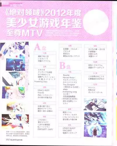zettairyouiki Galgame yuuginennkann 2012