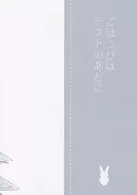 (COMITIA116) [DSO (Momoko)] Gohoubi wa Test no Ato ni