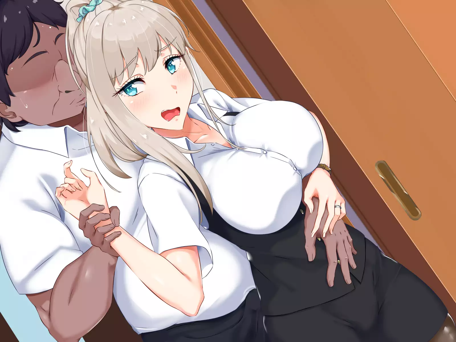 Shoushika Taisaku - Hitozuma Kyoushi no Partner wa Oshiego ni Kimarimashita