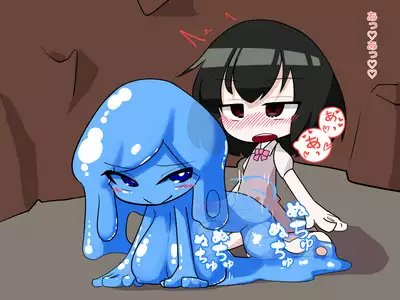 Futanari Musume ga Slime Musume ni Shiboritorareru Hanashi