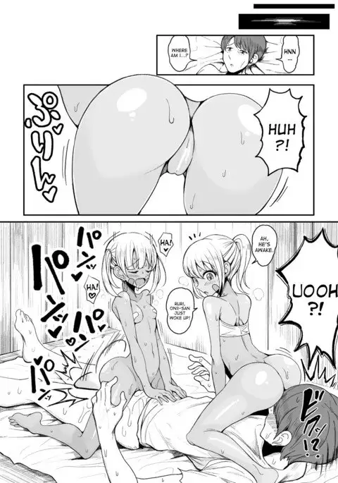 Nagaretsuita no wa Kasshoku Loli shika Inai Mujintou deshita