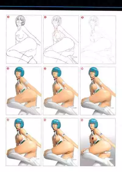 SENSUAL Vol.17 EVA GIRLS ILLUSTRATIONS 6