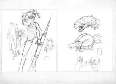 ALICESOFT ORION SCRIBBLES with CROQUIS ULTIMATE EDITION VOL.4 織音計画特別版 ラフ画集