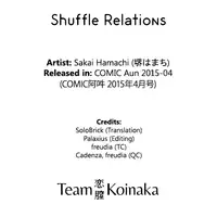[Sakai Hamachi] Shuffle Relations (Comic Aun 2015-04) [English] [Team Koinaka]