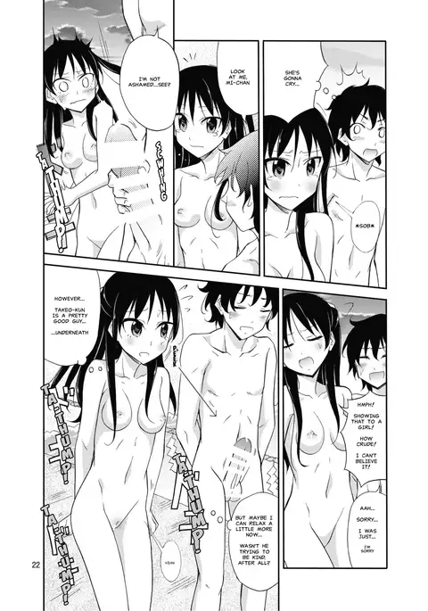 Shima no Narawashi Zenra de Misogi