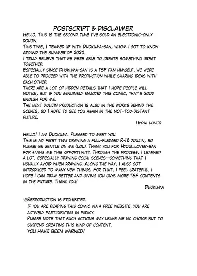 Sono Karada, Omochikaeri de