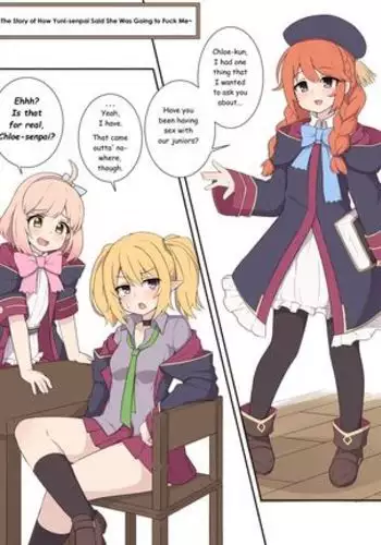 The Story of How Yuni-senpai Said She Was Going to Fuck Me