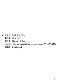 [Shiro to Kuro no Ao (lakuhito)] BLUE FAIRY (Touhou Project) [Digital]