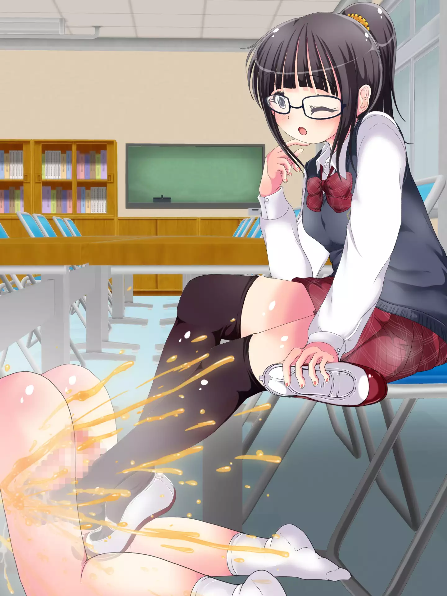 Matamata Ashi de Choukyou Sarechau!! Aki no Seifuku Kaikan Ashikoki 2