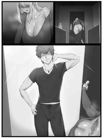 Yokkyuu Fuman no Kinpatsu Hitozuma o Izanatte mitara Akkenaku Chinochi shimashita | 嘗試遨請欲求不滿的金髮人妻後輕而易舉的讓她為雞雞墮落