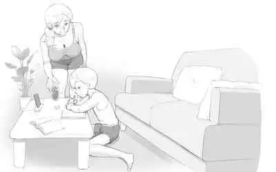 Jitaku Taiki de Musuko to Nakayoku Natta Hahaoya no Hanashi.