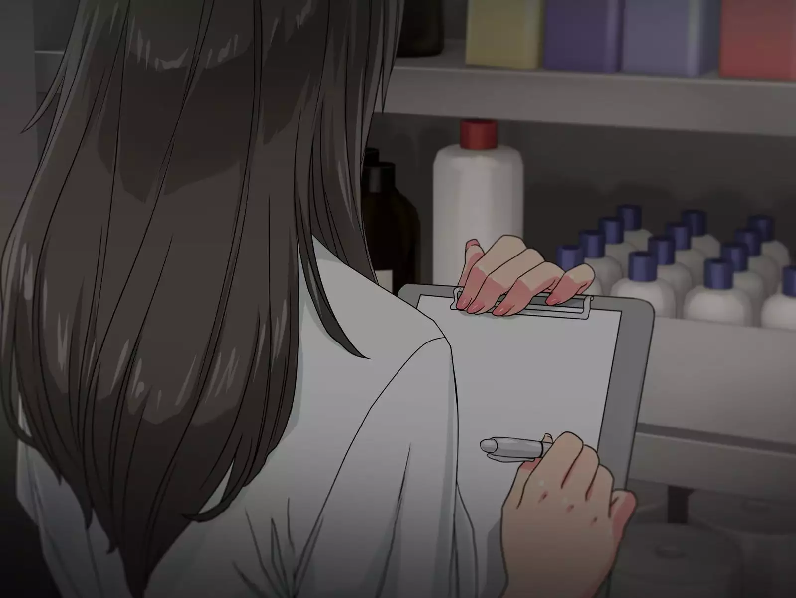 Momoiro Onna Kyoushi Sakuma Saori -Hokenshitsu de Sasowarete Kouhen- <Jitsugyo no Nihon Sha Bunko Homage>