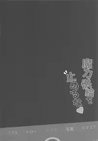 (C94) [HappyBirthday (MARUchang)] Maryoku Kyoukyuu o Tomeruna (Fate/Grand Order)