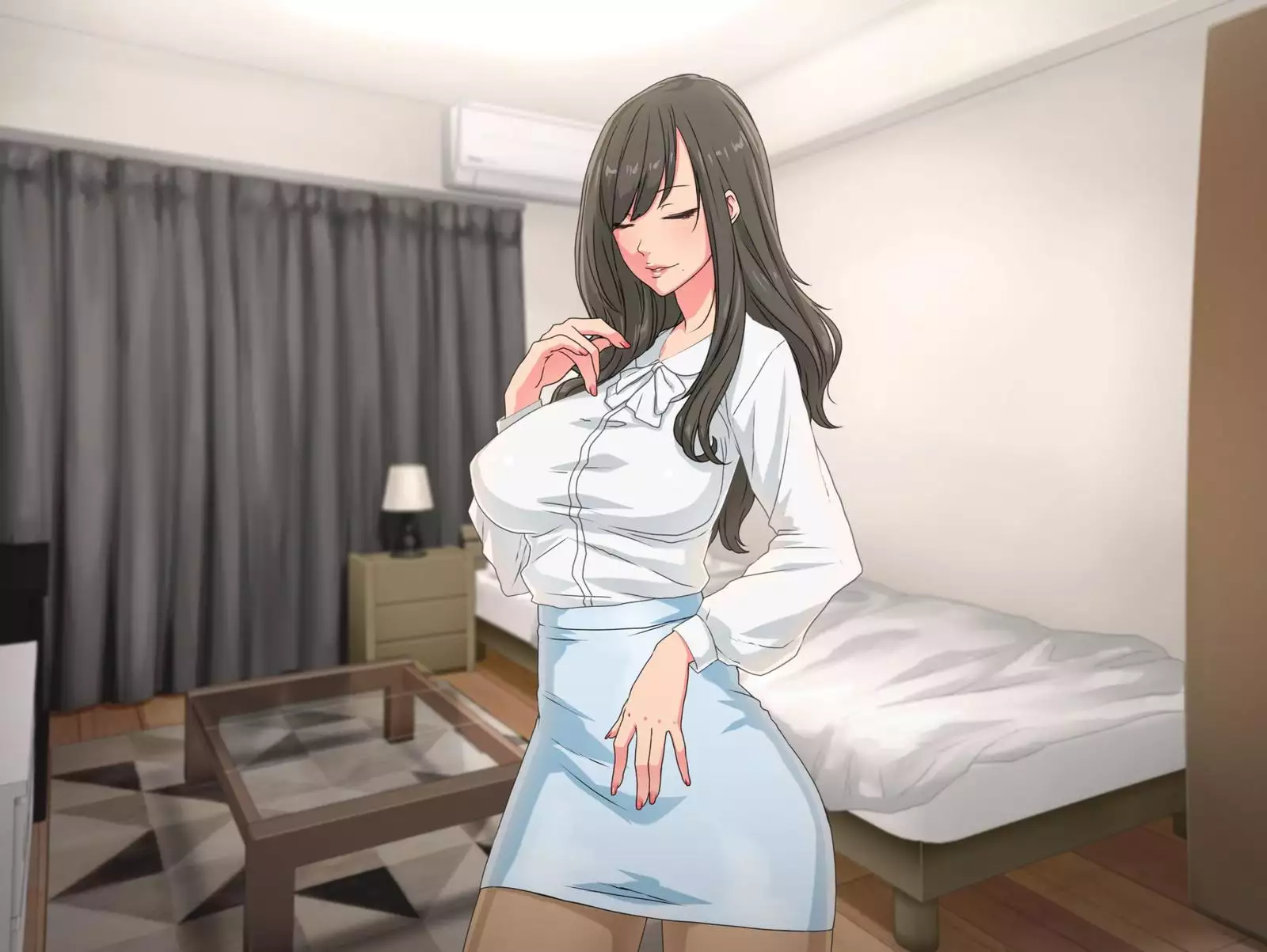 Momoiro Onna Kyoushi Sakuma Saori -Hokenshitsu de Sasowarete Kouhen- <Jitsugyo no Nihon Sha Bunko Homage>