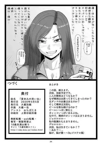 Natsuyasumi no Omoide Joukan