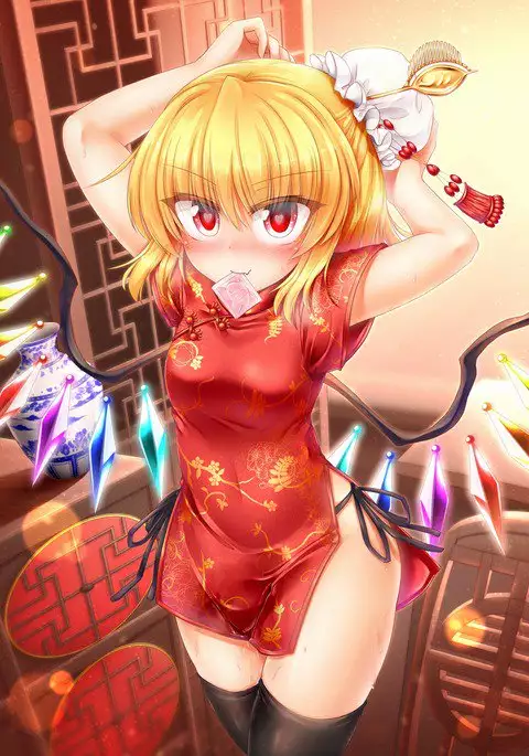 MiniSkir China Flan-chan no Yuuwaku