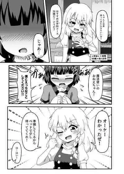 Kirisame Fuzokuten ni Hatsutaiken o Yudanete ~Marisa Hooked on