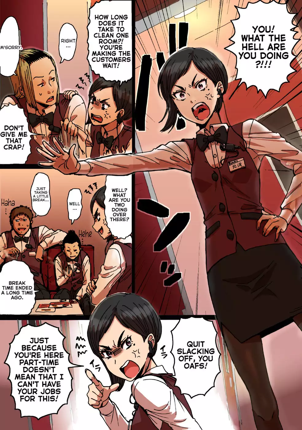 Spraying Instant Lust on the Annoying Boss Lady