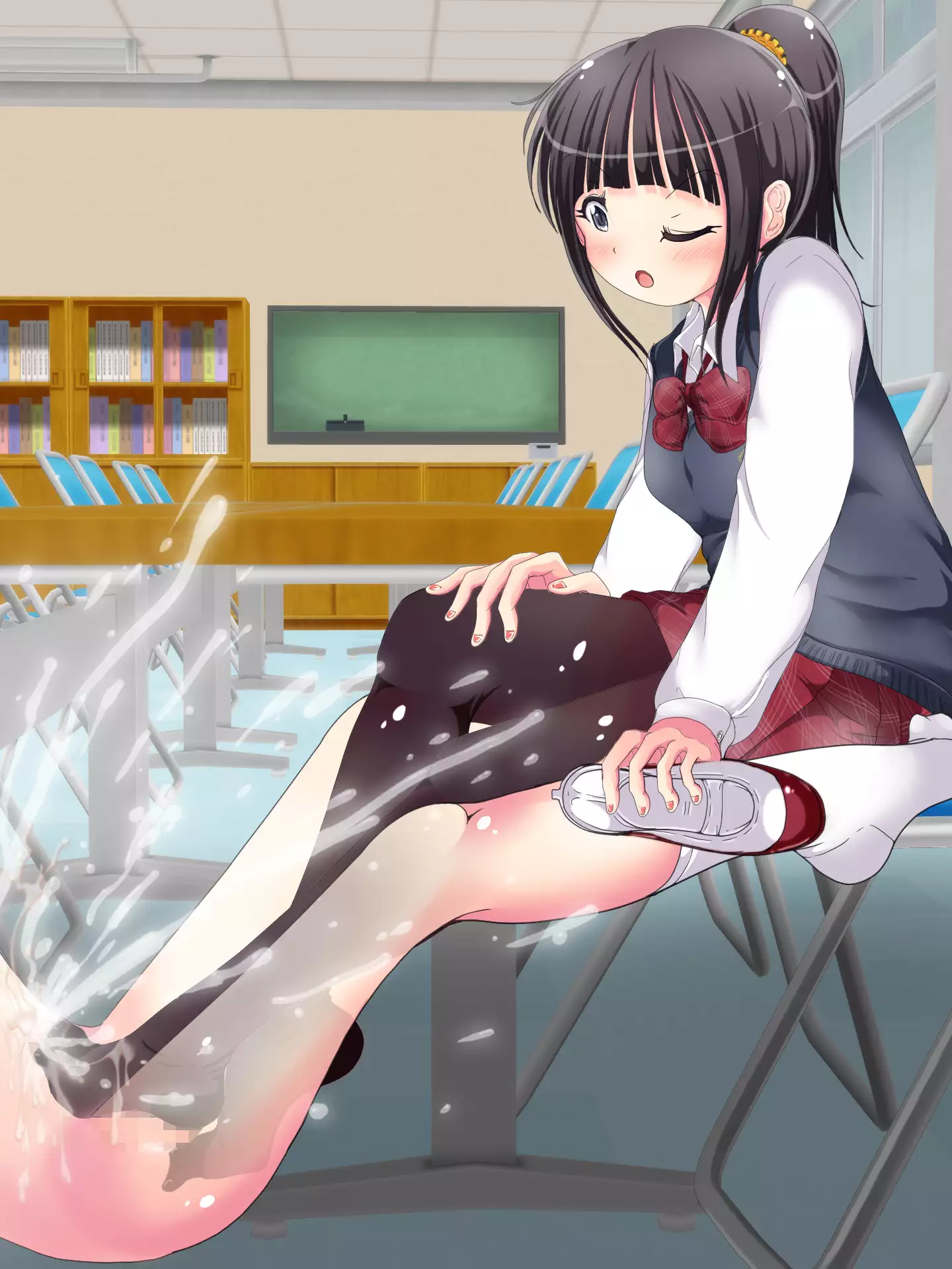 Matamata Ashi de Choukyou Sarechau!! Aki no Seifuku Kaikan Ashikoki 2