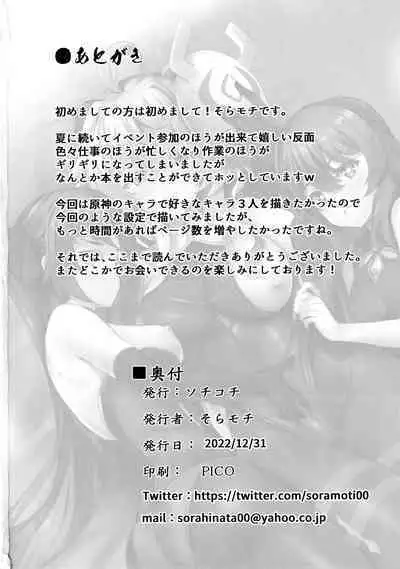 (C101) [SOTIKOTI (soramoti)] Teyvat Himitsu Club (Genshin Impact) [Chinese] [黎欧出资汉化]