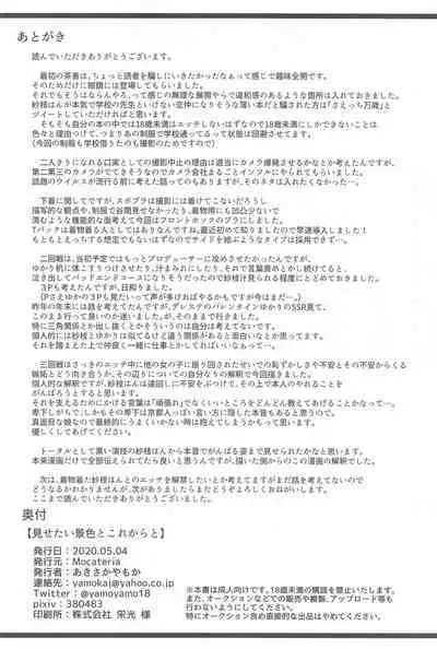 Misetai Keshiki to Korekara to