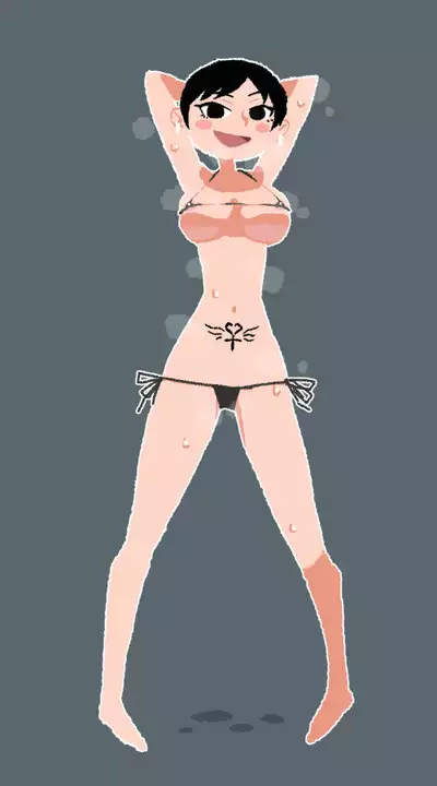 Natsu-Mon no onesan no etchi Comic wo kakimashita