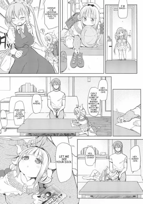 Kobayashi-san-chinpo no Maid Dragon | Miss Kobayashi's Dick