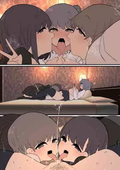 Motemote Harem Settai o Ukeru Joshidaisei-chan Manko