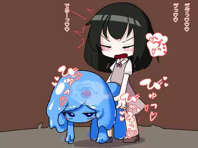 Futanari Musume ga Slime Musume ni Shiboritorareru Hanashi