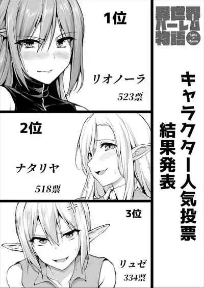 [立花オミナ] 異世界ハーレム物語 リオノーラ&ナタリヤ3Pイラスト集