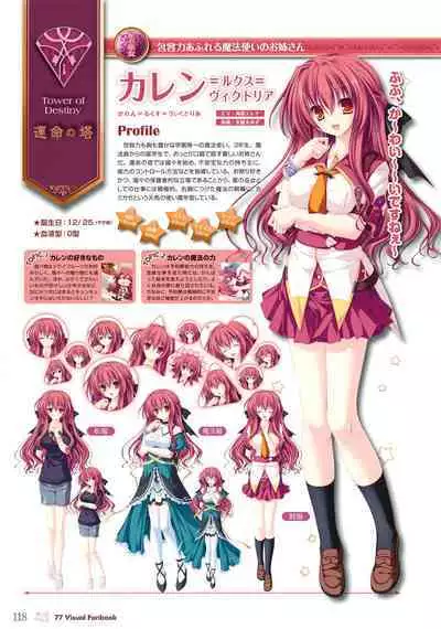 77 (Sevens) ～and, two stars meet again～ Visual Fanbook